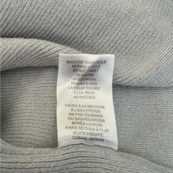 Tahari Light Gray Rayon Blend Sweater Medium M - Picture 7 of 8